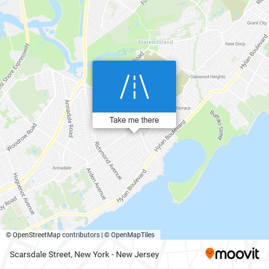 Scarsdale Street map