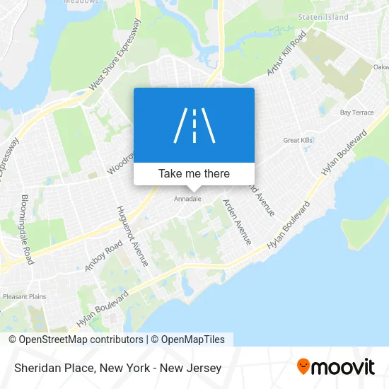 Sheridan Place map