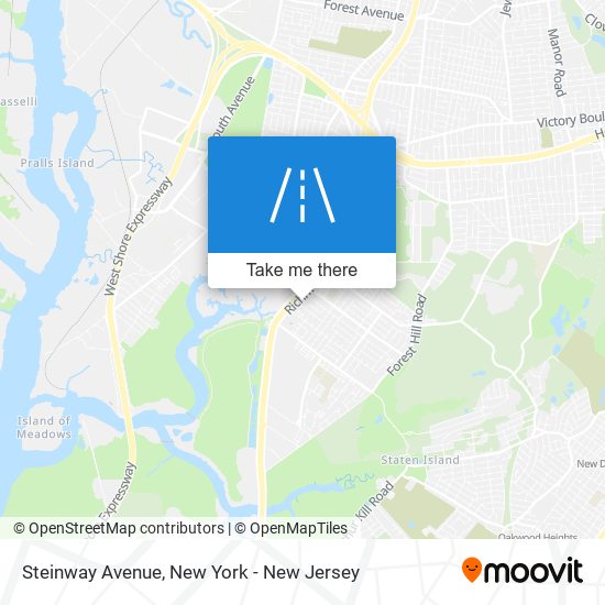 Steinway Avenue map