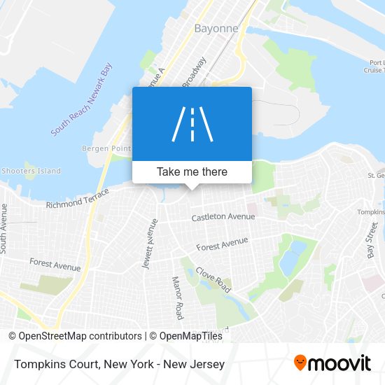 Mapa de Tompkins Court