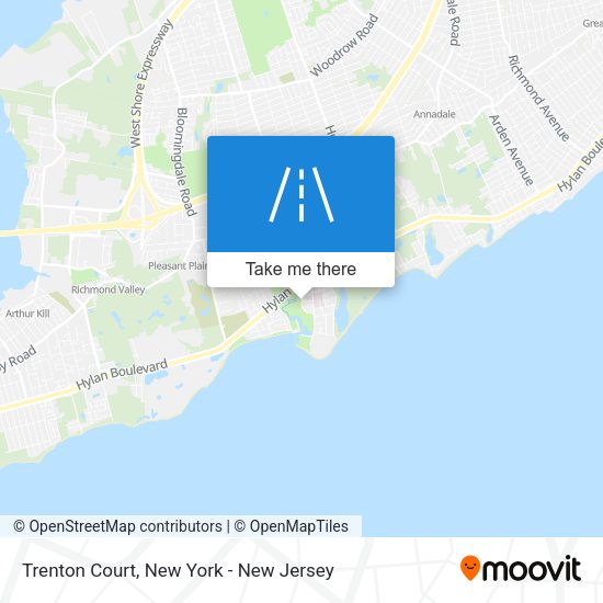Mapa de Trenton Court