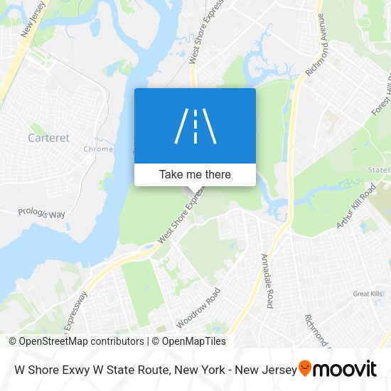 Mapa de W Shore Exwy W State Route