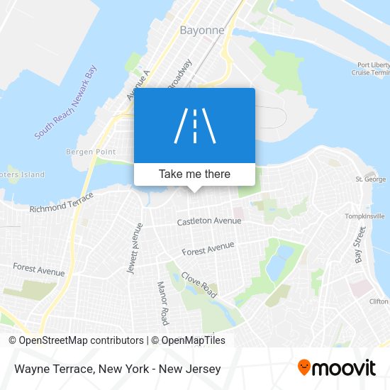 Wayne Terrace map