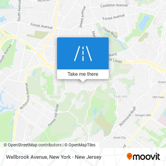 Wellbrook Avenue map