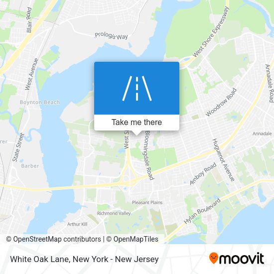 Mapa de White Oak Lane
