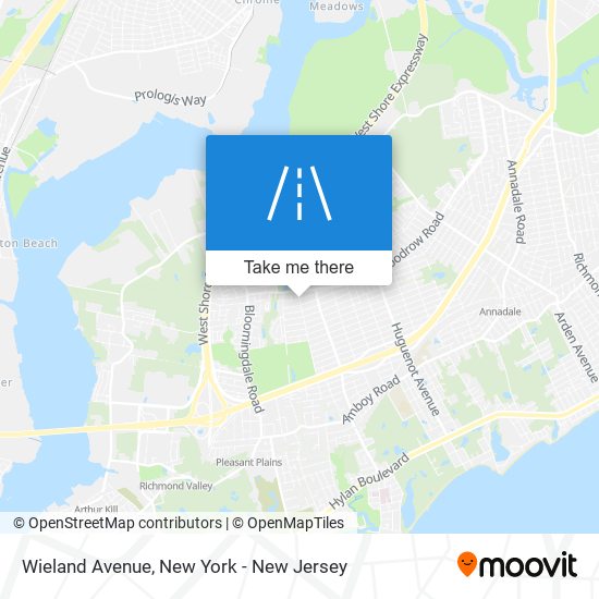 Wieland Avenue map
