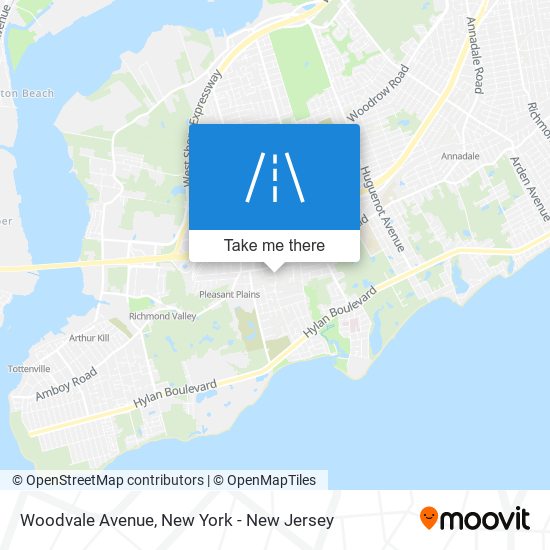 Mapa de Woodvale Avenue