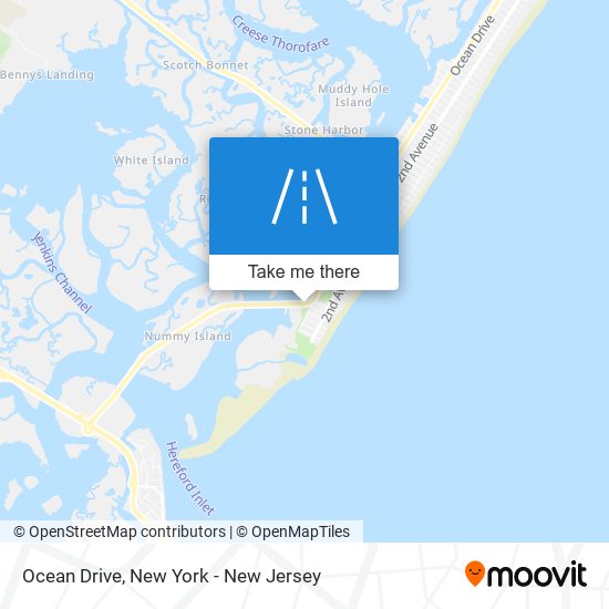 Ocean Drive map