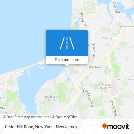 Mapa de Cedar Hill Road
