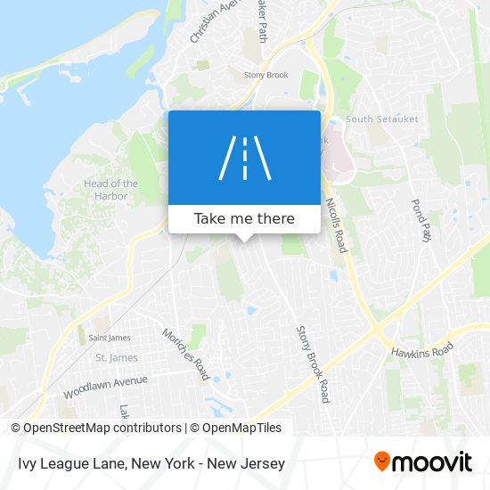 Mapa de Ivy League Lane