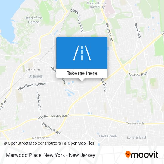 Mapa de Marwood Place