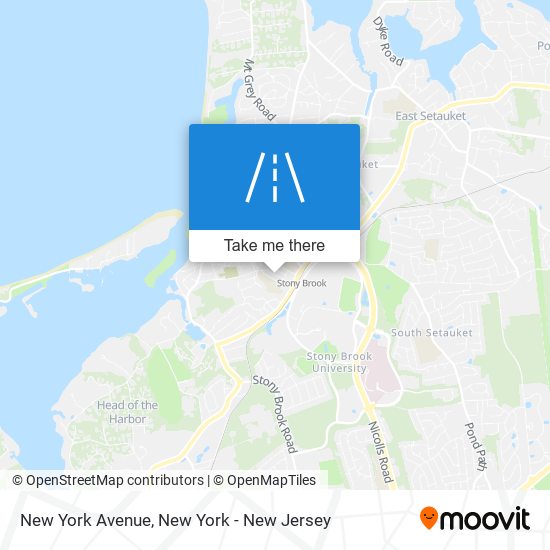 Mapa de New York Avenue