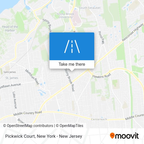 Mapa de Pickwick Court