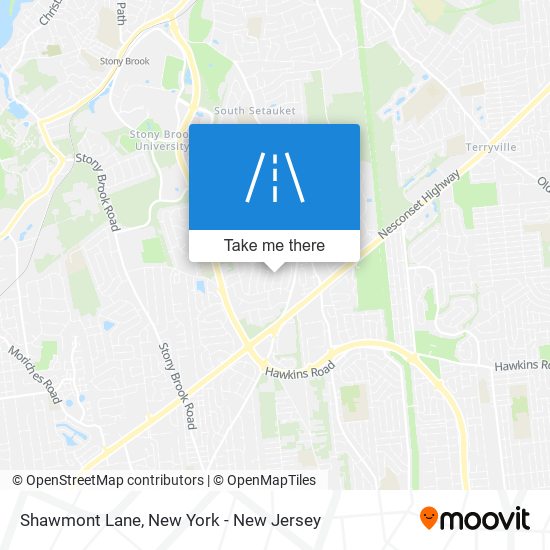 Shawmont Lane map