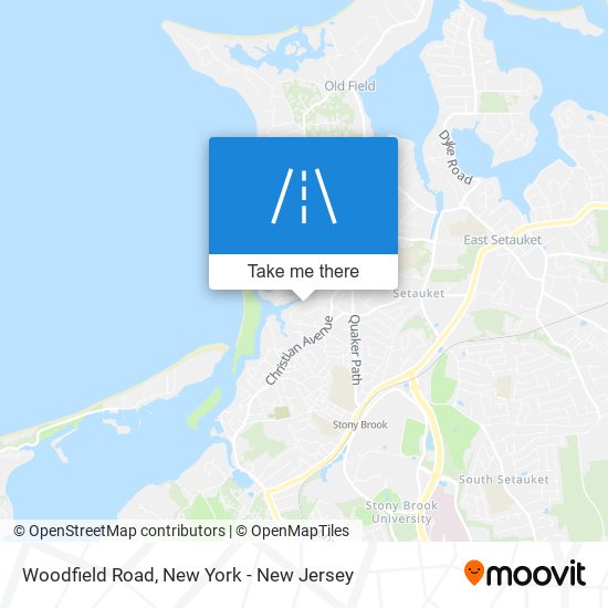 Mapa de Woodfield Road