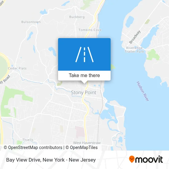 Bay View Drive map