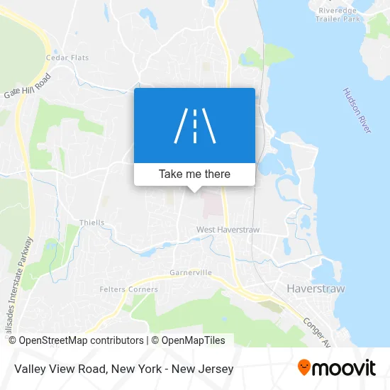 Valley View Road map