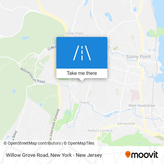 Mapa de Willow Grove Road