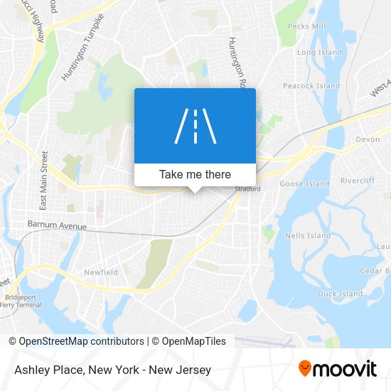 Ashley Place map