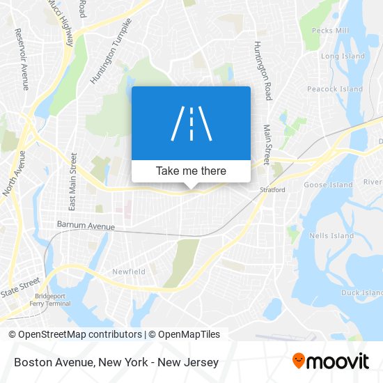 Boston Avenue map