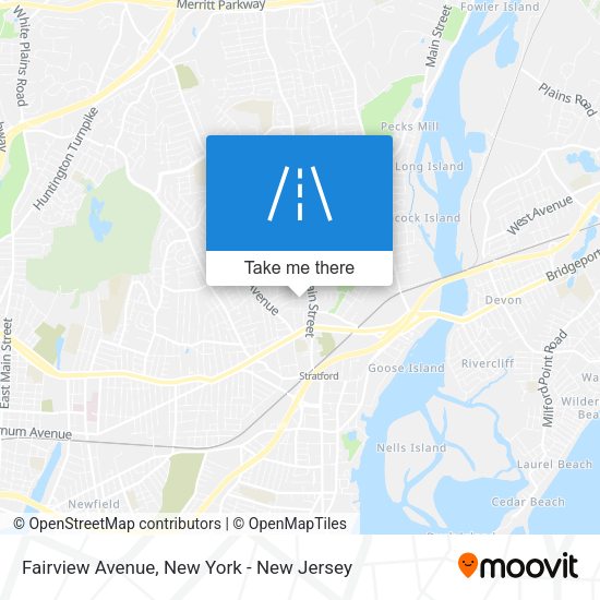 Mapa de Fairview Avenue