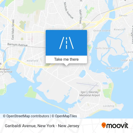Mapa de Garibaldi Avenue