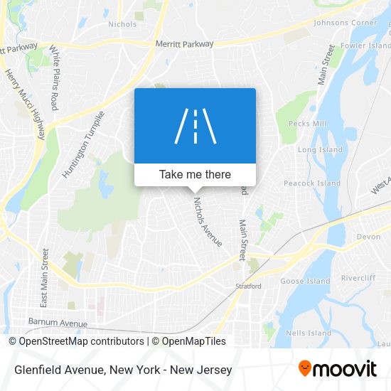 Mapa de Glenfield Avenue