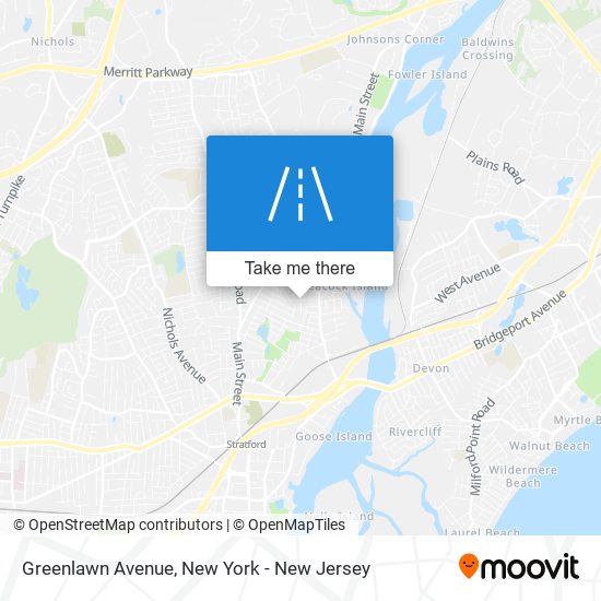 Mapa de Greenlawn Avenue