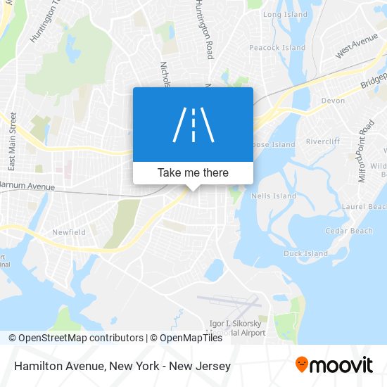 Hamilton Avenue map