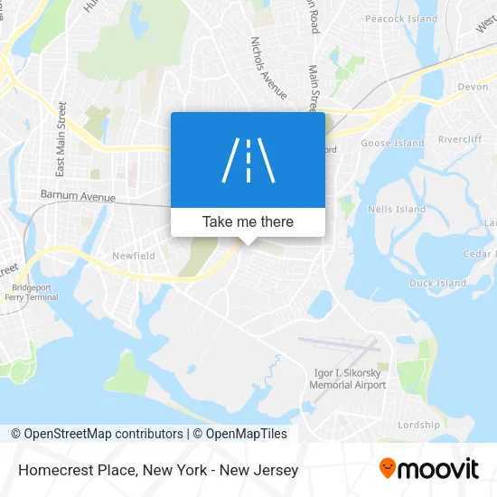 Homecrest Place map