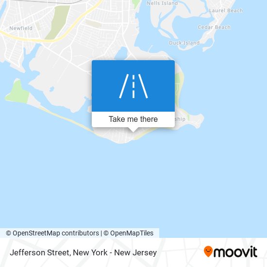 Mapa de Jefferson Street