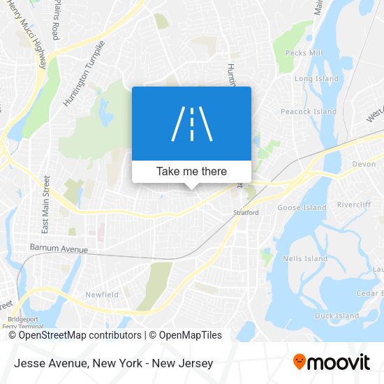 Jesse Avenue map