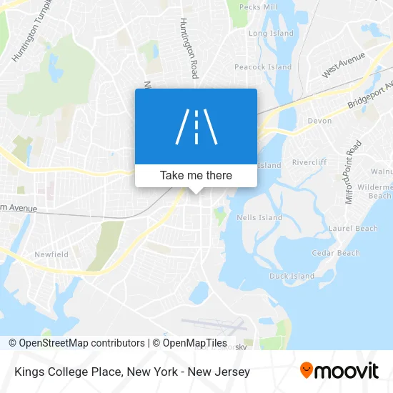Mapa de Kings College Place