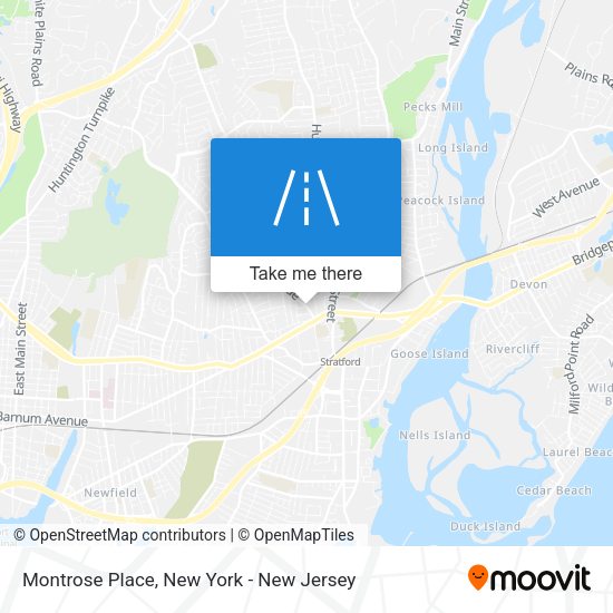 Mapa de Montrose Place