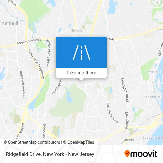 Ridgefield Drive map
