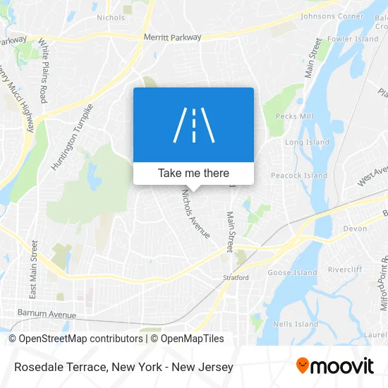 Rosedale Terrace map