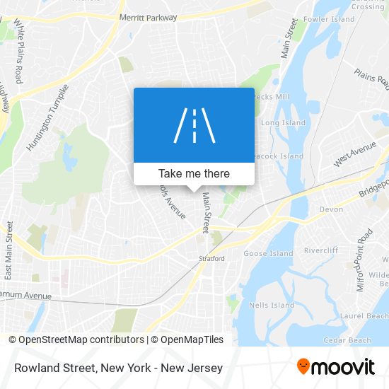 Rowland Street map