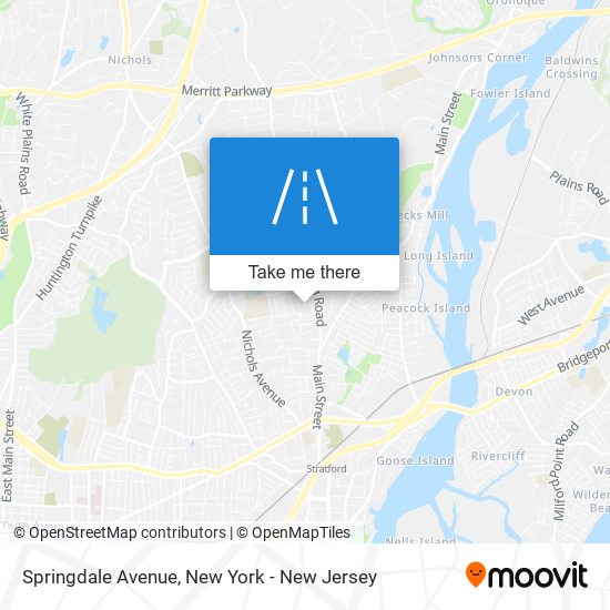 Mapa de Springdale Avenue