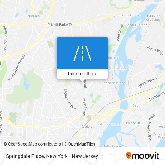 Springdale Place map
