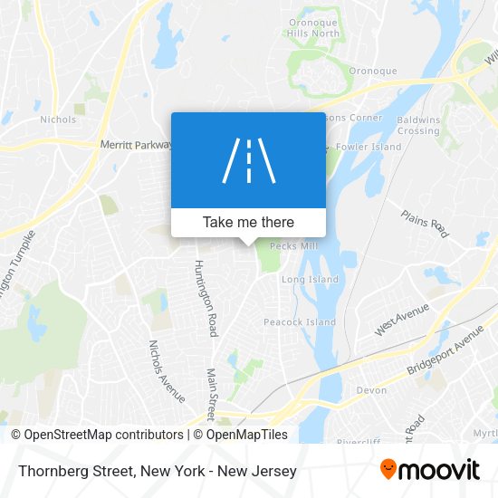 Mapa de Thornberg Street