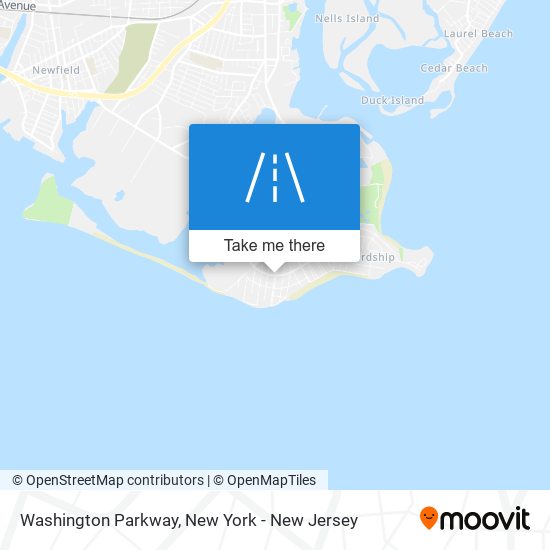 Mapa de Washington Parkway