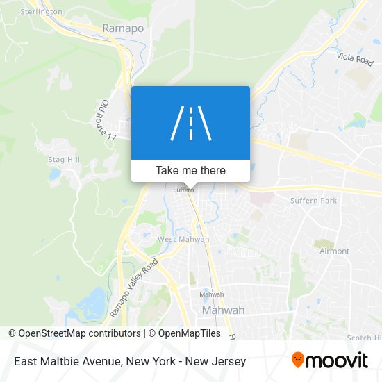 Mapa de East Maltbie Avenue