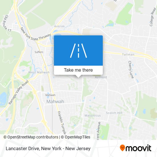Lancaster Drive map