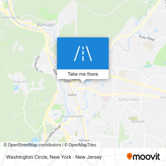 Washington Circle map