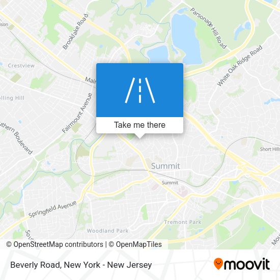 Beverly Road map