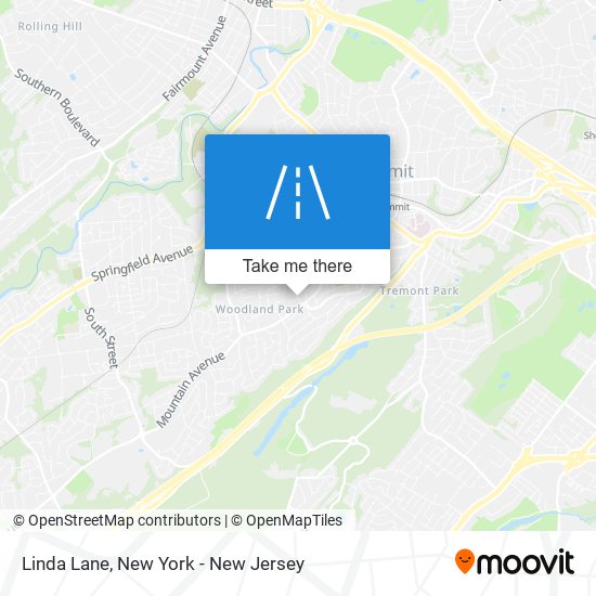 Linda Lane map