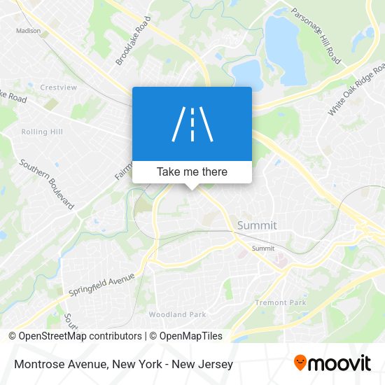 Mapa de Montrose Avenue