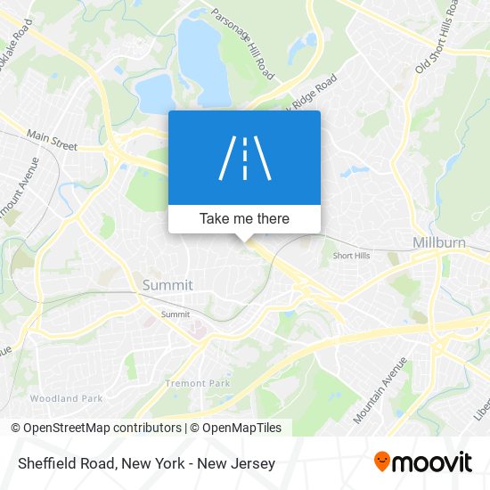 Mapa de Sheffield Road