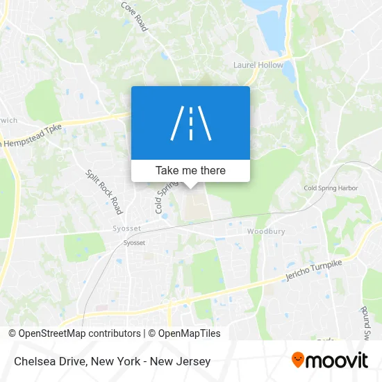 Chelsea Drive map