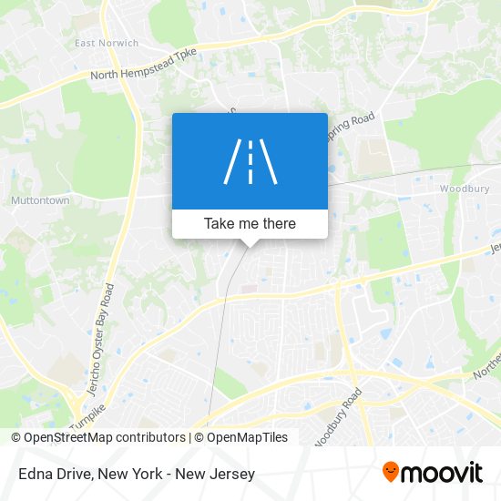 Edna Drive map